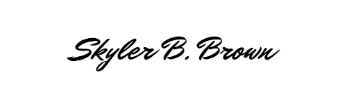 Skyler B. Brown signature